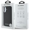 Etui KARL LAGERFELD FW Metal Plate MagSafe do Apple iPhone 16 Czarny Marka telefonu Apple