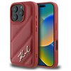 Etui KARL LAGERFELD Quilted Signature do Apple iPhone 16 Pro Czerwony