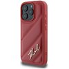 Etui KARL LAGERFELD Quilted Signature do Apple iPhone 16 Pro Czerwony Seria telefonu iPhone