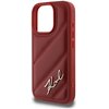 Etui KARL LAGERFELD Quilted Signature do Apple iPhone 16 Pro Czerwony Typ Etui nakładka