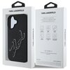 Etui KARL LAGERFELD 3D Rubber Signature do Apple iPhone 16 Czarny Marka telefonu Apple