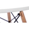 Stolik kawowy EHOKERY Paris DTW 60 cm Biały Materiał Stal