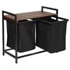 Kosz na pranie GOCKOWIAK Hanoi Black 80L Czarny