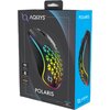 Mysz AQIRYS Polaris Czarny Typ myszy Optyczna