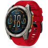 Pasek TECH-PROTECT Silicone Line do Garmin Fenix 5X/5X Plus/6X/6X Pro/7X/8 (51 mm) Czerwony