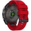 Pasek TECH-PROTECT Silicone Line do Garmin Fenix 5X/5X Plus/6X/6X Pro/7X/8 (51 mm) Czerwony Materiał TPU