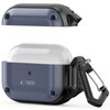 Etui na słuchawki TECH-PROTECT Rough Hook do Apple Airpods Pro 1/2 Niebieski Możliwość ładowania Nie