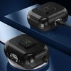 Etui na słuchawki TECH-PROTECT Defender Hook do Apple Airpods Pro 1/2 Czarny Wodoodporność Nie