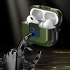 Etui na słuchawki TECH-PROTECT Defender Hook do Apple Airpods Pro 1/2 Zielony Możliwość ładowania Nie