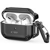 Etui na słuchawki TECH-PROTECT Rough Hook do Apple Airpods Pro 1/2 Czarny