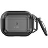 Etui na słuchawki TECH-PROTECT Rough Hook do Apple Airpods Pro 1/2 Czarny Wodoodporność Nie