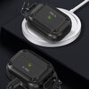 Etui na słuchawki TECH-PROTECT Rough Hook do Apple Airpods Pro 1/2 Czarny Materiał Poliwęglan