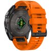 Pasek TECH-PROTECT Silicone Line do Garmin Fenix 5/6/6 Pro/7/8/E 47 mm Pomarańczowy Materiał TPU