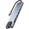 Stacja dokująca MEDIA-TECH MT5046 8w1 GIGA LAN HUB USB Typu C, Pasywna