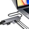 Stacja dokująca MEDIA-TECH MT5046 8w1 GIGA LAN HUB USB Typu C, Pasywna Liczba portów ładujących [szt.] 1