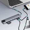 Stacja dokująca MEDIA-TECH MT5046 8w1 GIGA LAN HUB USB Typu C, Pasywna Interfejs USB Typu C