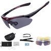Okulary rowerowe ROCKBROS 10001 Czarno-czerwony Typ Dla dorosłych