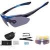 Okulary rowerowe ROCKBROS 10007 Czarno-niebieski