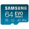 Karta pamięci SAMSUNG Evo Select microSDXC 64GB + Adapter Klasa prędkości A1