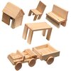 Zestaw kreatywny SES Woodwork set Małego stolarza 00943 / 09434 Funkcje rozwojowe Koordynacja wzrokowo-ruchowa