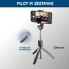 Uchwyt selfie CELLULARLINE Tripod Freedom Czarny Spust migawki Tak