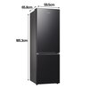 Lodówka SAMSUNG AI RB34C603CB1 EF No Frost 185.3cm Grafitowa stal Funkcje dodatkowe Oświetlenie LED
