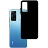 Na zdjęciu widoczny jest niebieski smartfon z logo "Redmi" oraz czarne etui z wycięciem na aparat. Etui jest umieszczone obok telefonu, pokazując jego dopasowanie do urządzenia.