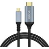 Kabel USB-C - HDMI SAVIO CL-184 3 m