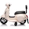 Motorek elektryczny SUN BABY Scooter Vespa z oparciem Biały Moc silnika [W] 35