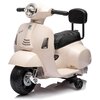 Motorek elektryczny SUN BABY Scooter Vespa z oparciem Biały