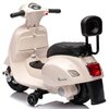 Motorek elektryczny SUN BABY Scooter Vespa z oparciem Biały Rodzaj biegu Przód