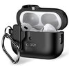 Etui na słuchawki TECH-PROTECT Slim Hook do Apple Airpods Pro 1/2 Czarny