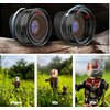 Obiektyw APEXEL APL-ZM100 Super Makro ZOOM Grubość [mm] 30