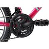 Rower młodzieżowy INDIANA Roxy Jr 24 cale dla dziewczynki Różowo-miętowy Przerzutka przednia marka Shimano