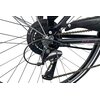Rower trekkingowy INDIANA X-Road 3.0 D17 28 cali damski Czarno-fioletowy Wyposażenie Stopka