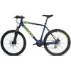 Rower górski MTB INDIANA X-Pulser 2.6 M19 26 cali męski Niebiesko-żółty Przerzutka przednia marka Shimano
