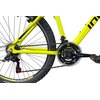 Rower górski MTB INDIANA X-Pulser 1.6 M15 26 cali męski Limonkowo-czarny Amortyzator przód marka Zoom