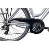 Rower trekkingowy INDIANA X-Road 1.0 D19 28 cali damski Srebrno-czarny Przerzutka tylna marka Shimano