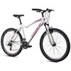 Rower górski MTB INDIANA X-Pulser 1.6 D19 26 cali damski Biało-różowy