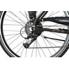 Rower trekkingowy INDIANA X-Road 3.0 M17 28 cali męski Czarno-brązowy Wyposażenie Stopka