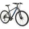 Rower crossowy INDIANA X-Cross 3.0 M17 męski Czarno-niebieski