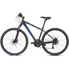 Rower crossowy INDIANA X-Cross 3.0 M17 męski Czarno-niebieski Wzrost [cm] 165 - 174