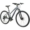Rower crossowy INDIANA X-Cross 4.0 D17 damski Ciemnoszary