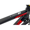 Rower crossowy INDIANA X-Cross 2.0 M17 męski Czarno-czerwony Gwarancja na ramę 24 miesiące