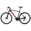 Rower crossowy INDIANA X-Cross 2.0 M17 męski Czarno-czerwony Wzrost [cm] 165 - 174