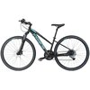 Rower crossowy INDIANA X-Cross 3.0 D17 damski Czarno-turkusowy Wzrost [cm] 165 - 174