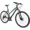 Rower crossowy INDIANA X-Cross 3.0 M19 damski Czarno-turkusowy