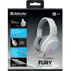 Słuchawki DEFENDER Fury Gaming Nauszne Biały Pasmo przenoszenia min. [Hz] 20