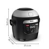 Multicooker TEFAL Actifry MY741CF0 z mieszadłem do żywności oraz funkcjonalnością AirFryera Tryby pracy Gotowanie na parze