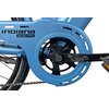 Rower elektryczny INDIANA E-Trekking 3.0 D18 28 cali Błękitny Kolor Błękitny